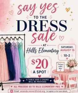 'Say Yes to the Dress' sale returning to Hills Elementary